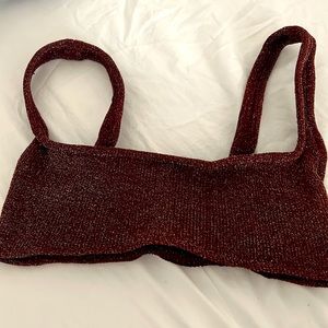 Bikini Hunza G brown and gold.